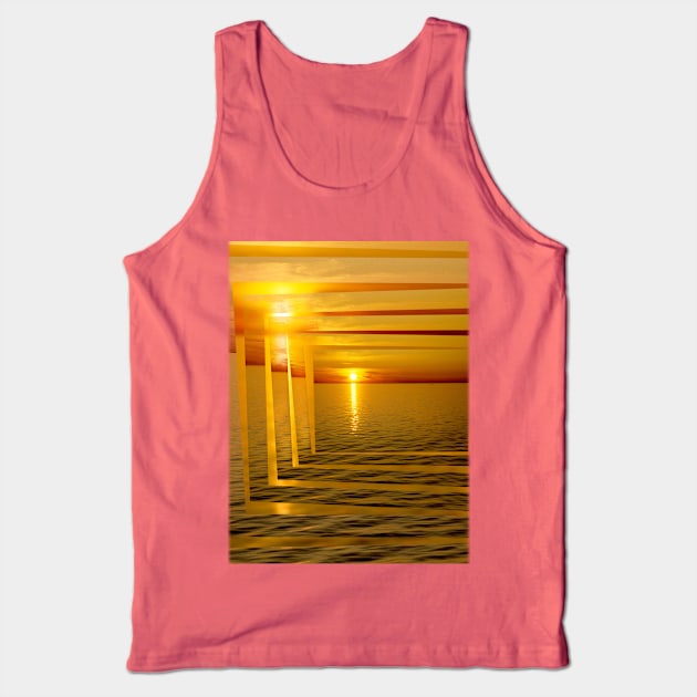 Sunset Madness Tank Top by JonDelorme